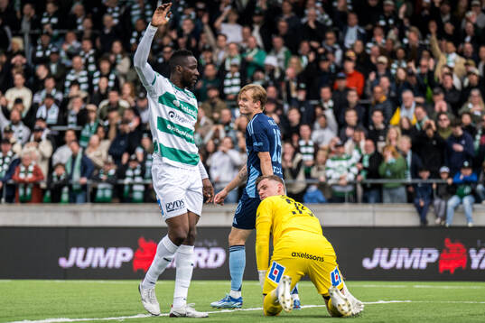 Djurgårdens Oskar Fallenius deppar