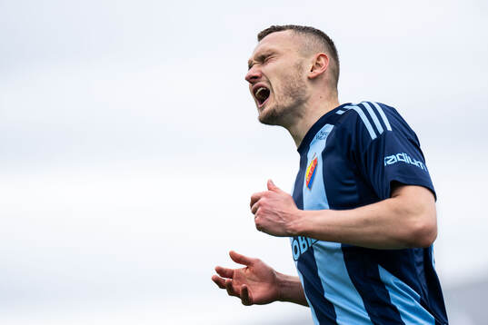 Djurgårdens Piotr Johansson deppar