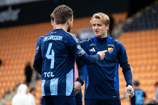 Djurgårdens Jacob Larsson och Oskar Fallenius
