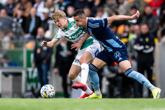 Västerås Marcus Linday och Djurgårdens Haris Radetinac