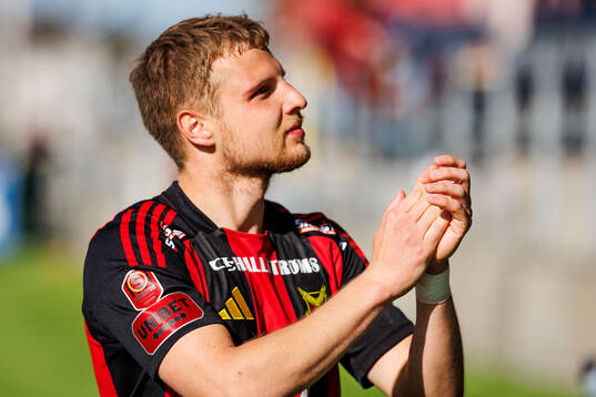 Östersunds Mykola Musolitin deppar