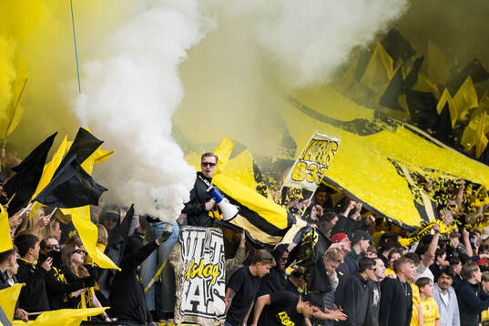 Elfsborgs supporters på läktaren