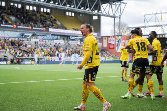 Elfsborgs Niklas Hult jublar