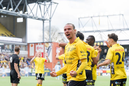 Elfsborgs Niklas Hult jublar