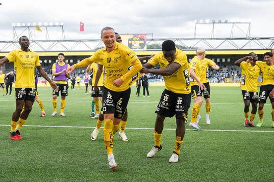 Elfsborgs Niklas Hult jublar