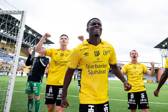 Elfsborgs spelare jublar