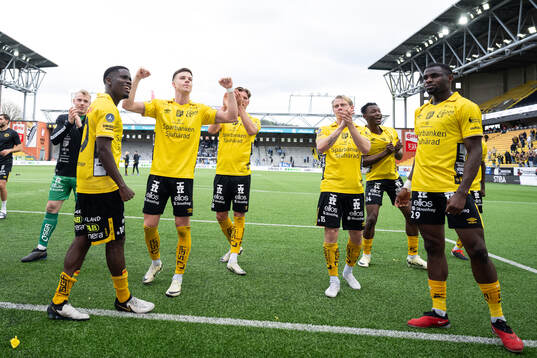 Elfsborgs spelare jublar