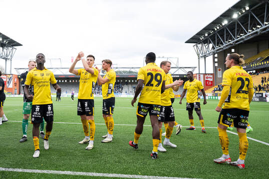 Elfsborgs spelare jublar