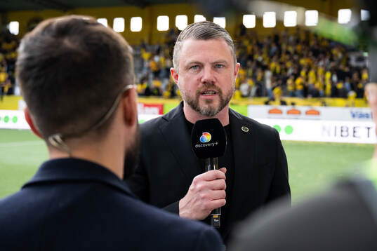Elfsborgs manager Jimmy Thelin