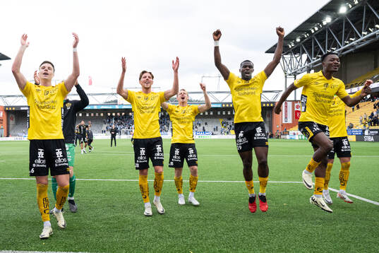 Elfsborgs spelare jublar