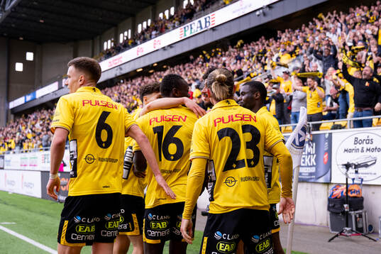 Elfsborgs spelare jublar