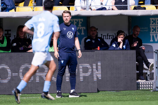 Malmö FFs assisterande tränare Theodor Olsson