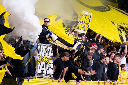under fotbollsmatchen i Allsvenskan mellan Elfsborg och