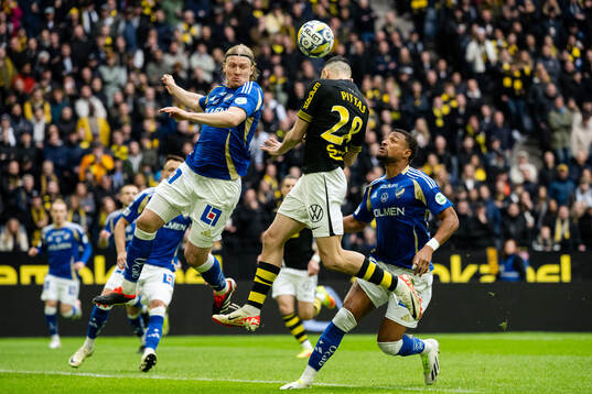 IFK Norrköpings Daniel Fritz Eid och AIKs Ioannis Pittas