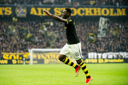 AIKs Ismaila Coulibaly jublar