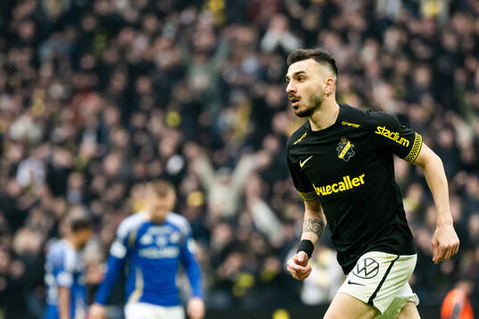 AIKs Ioannis Pittas jublar