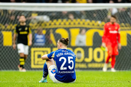 IFK Norrköpings Kevin Höög Jansson deppar