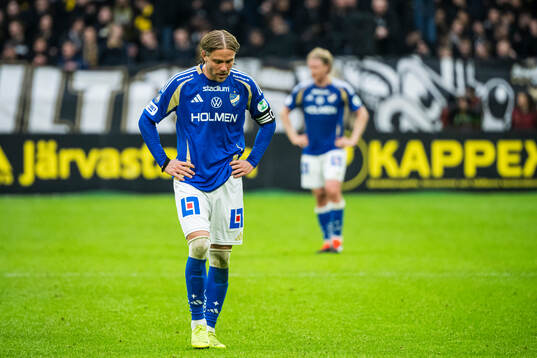 IFK Norrköpings Christoffer Nyman deppar
