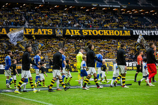 AIKs och IFK Norrköpings spelare