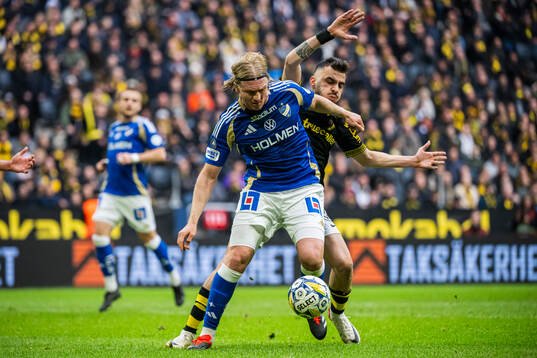 IFK Norrköpings Daniel Fritz Eid och AIKs Ioannis Pittas