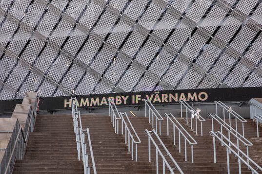 Exteriör av Tele2 Arena