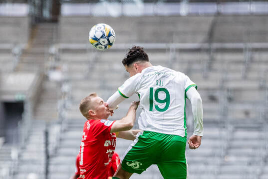 Värnamos Freddy Winsth och Hammarbys Deniz Gül
