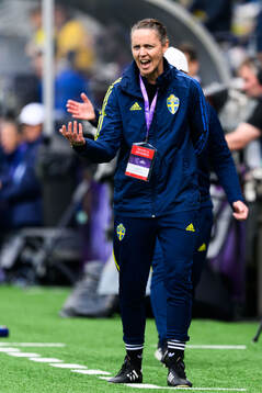 Head coach Lovisa Delby of Sweden