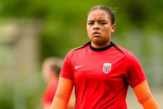Goalkeeper Maria Kroken of Norway