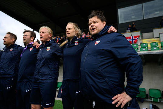 Head coach Børje Sørensen of Norway