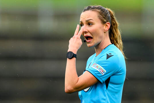 Referee Fabienne Michel