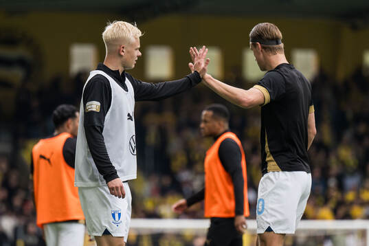 Malmö FFs Otto Rosengren och Erik Botheim