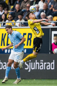 Malmö FFs Erik Botheim och Elfsborgs Andri Fannar