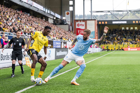 Elfsborgs Jalal Abdullai och Malmö FFs Pontus Jansson