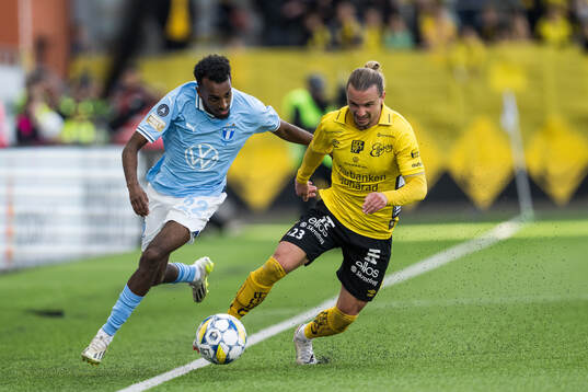 Malmö FFs Taha Ali och Elfsborgs Niklas Hult