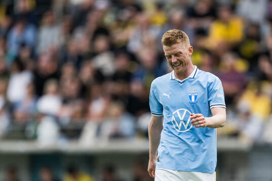 Malmö FFs Anders Christiansen deppar