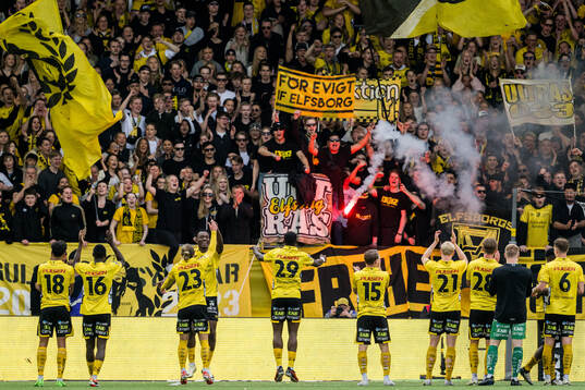 Elfsborgs spelare jublar