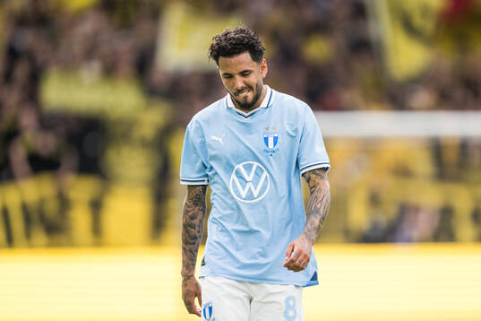 Malmö FFs Sergio Pena  deppar