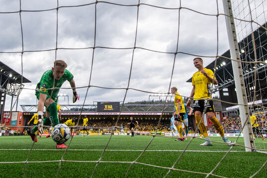 Elfsborgs målvakt Marcus Bundgaard Sörensen och Gustav