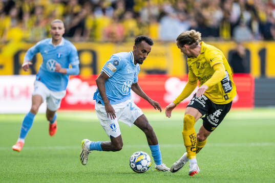 Malmö FFs Taha Ali och Elfsborgs Niklas Hult