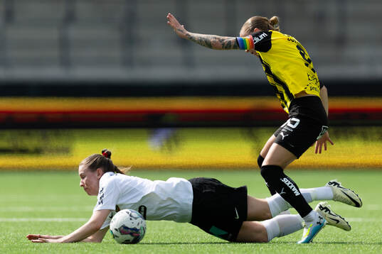 Häckens Filippa Curmark och Brommapojkarnas Vera Blom