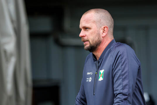 Varbergs tränare Tobias Linderoth