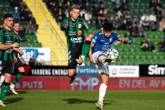 Varbergs Leo Frigell Jansson och Trelleborgs Othmane Salama