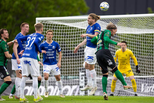 Trelleborgs Charlie Weberg och Varbergs Hampus Zackrisson