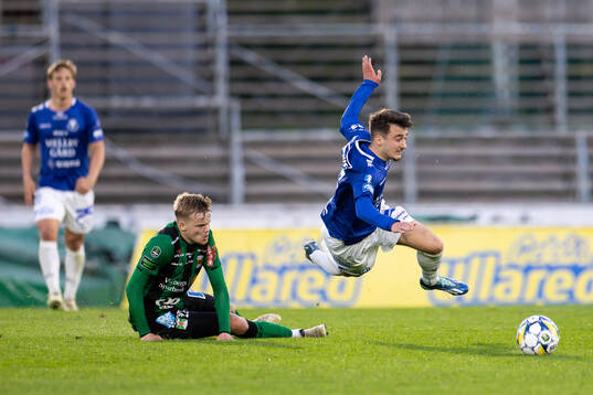 Varbergs Leo Frigell Jansson och Trelleborgs Armin Culum