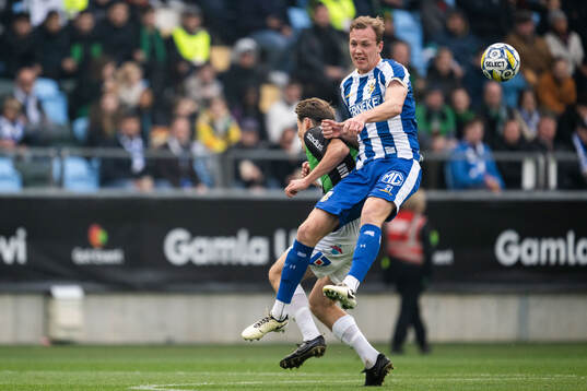 GAIS Axel Henriksson och IFK Göteborgs Adam Carlén