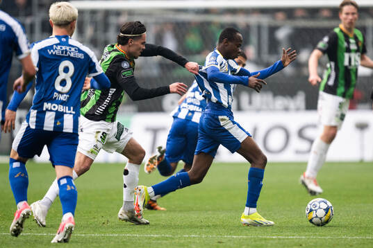 GAIS William Milovanovic och IFK Göteborgs Malick Junior
