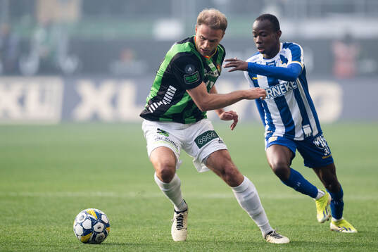 GAIS Gustav Lundgren och IFK Göteborgs Malick Junior