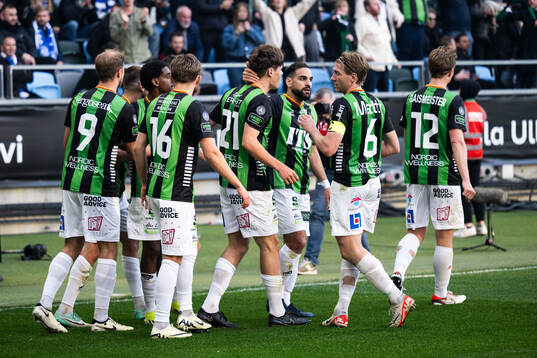 GAIS spelare jublar