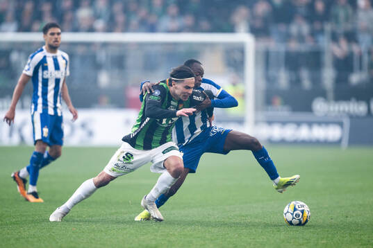 GAIS William Milovanovic och IFK Göteborgs Malick Junior