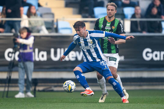IFK Göteborgs Anders Trondsen och GAIS Gustav Lundgren